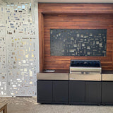 Powder Coat Metal Screen: Matrix White
