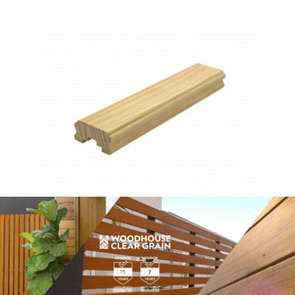 Woodhouse Clear Grain Hand Rail 85 x 42mm