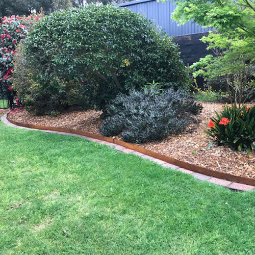 Corten Steel Garden Edging Melbourne | 3m Lengths – Chippy's Outdoor