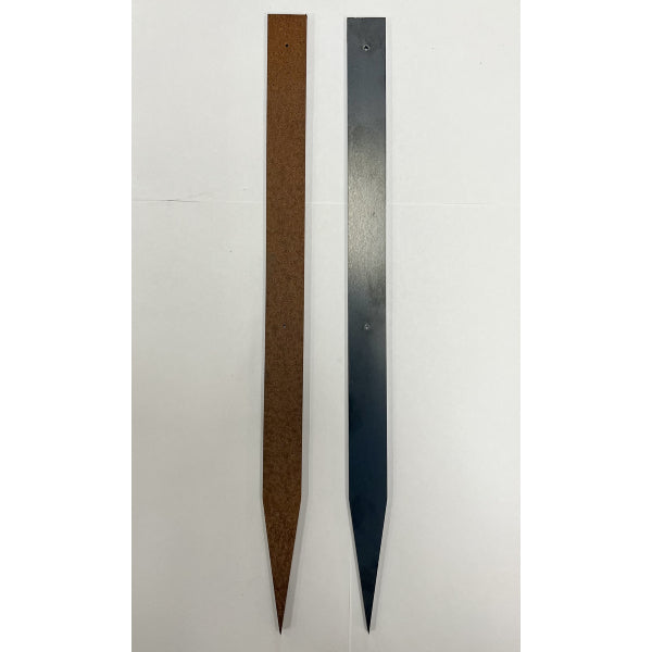 Corten Steel garden edging peg