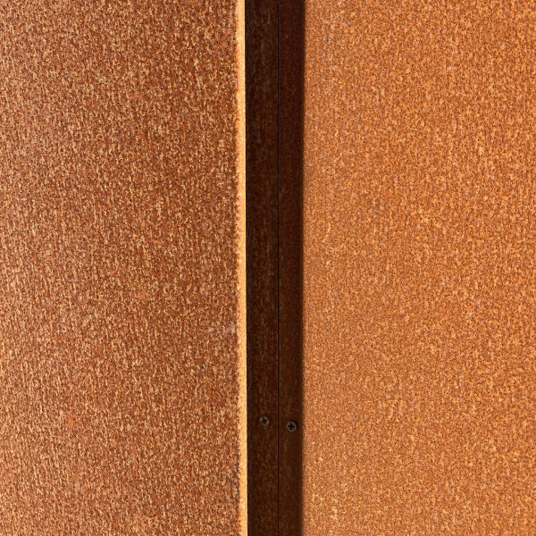 Extra Large Corten Steel Rust Screens Plain Panel