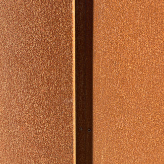 Corten Steel Rust Screens: Plain Panel