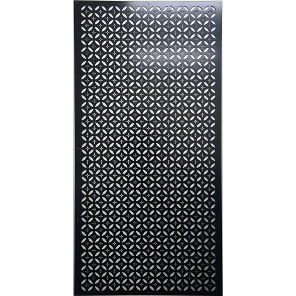 Powder Coat Metal Screen: Sazanka Charcoal