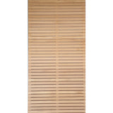 Lotus Premium Designer Hardwood Screens: Horizontal Slat (Natural)