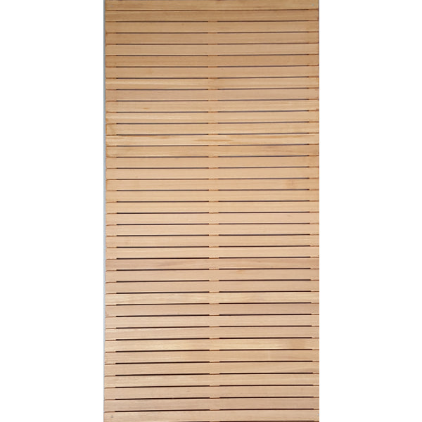 Lotus Premium Designer Hardwood Screens: Horizontal Slat (Natural)