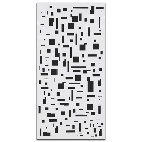 Powder Coat Metal Screen: Matrix White