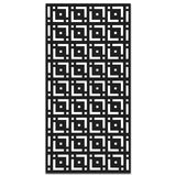 Powder Coat Metal Screen: Maze Charcoal