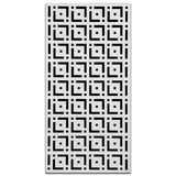 Powder Coat Metal Screen: Maze White