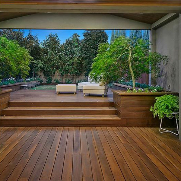 Spotted gum store decking