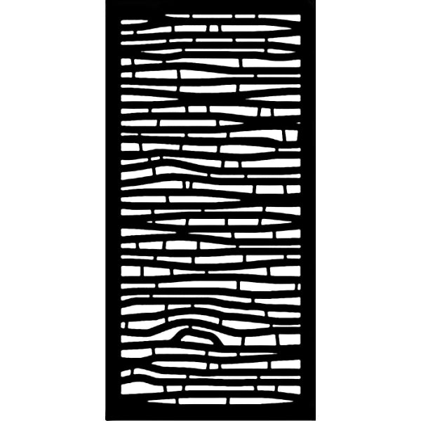 Outdeco Screen: Bungalow Black