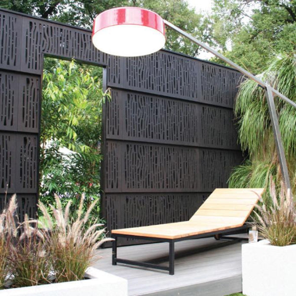 Outdeco Screen: Bungalow Black