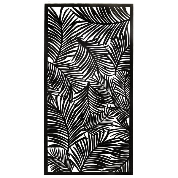 Budget Paint Metal Screen: Palm Leaf