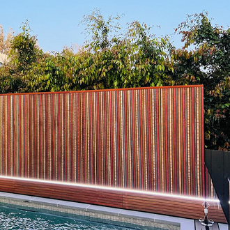 Timber Screening, Wooden Hardwood Screens in Spotted Gum & Merbau ...