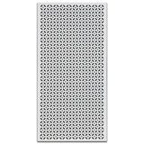 Powder Coat Metal Screen: Sazanka White