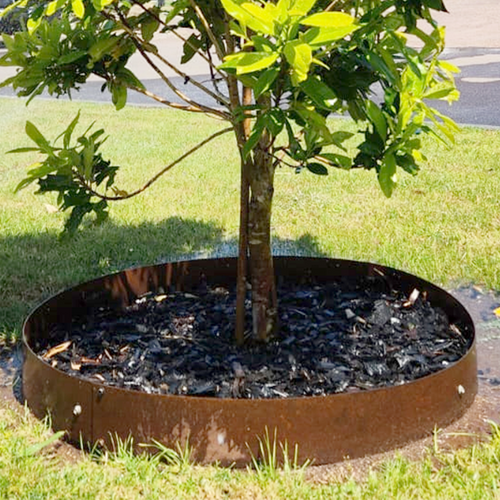 Corten Steel Rust Garden Ring 150mm