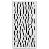 Powder Coat Metal Screen: Vine White