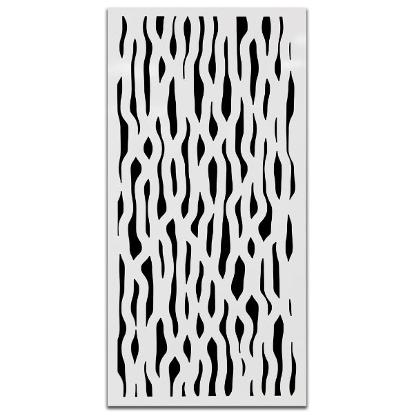 Powder Coat Metal Screen: Vine White