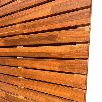 Extra Large Plantation Hardwood Checker Panel Screens