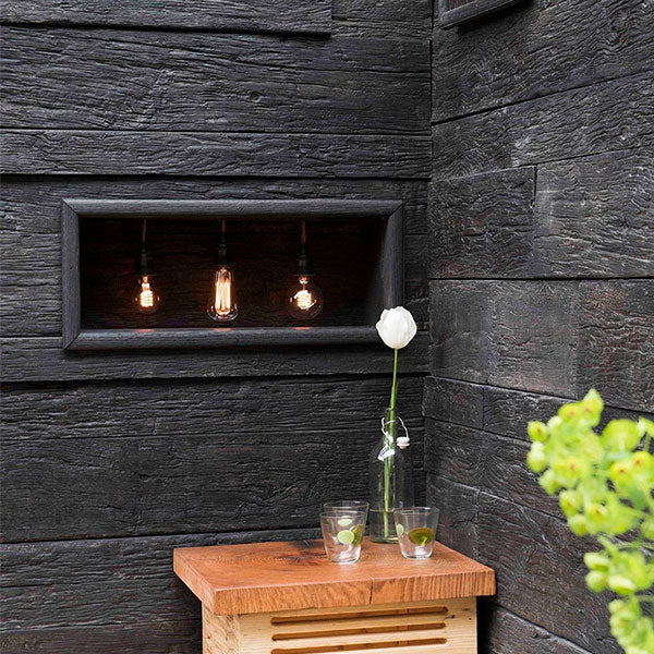 Millboard Decking Carbonised Weathered: Embered